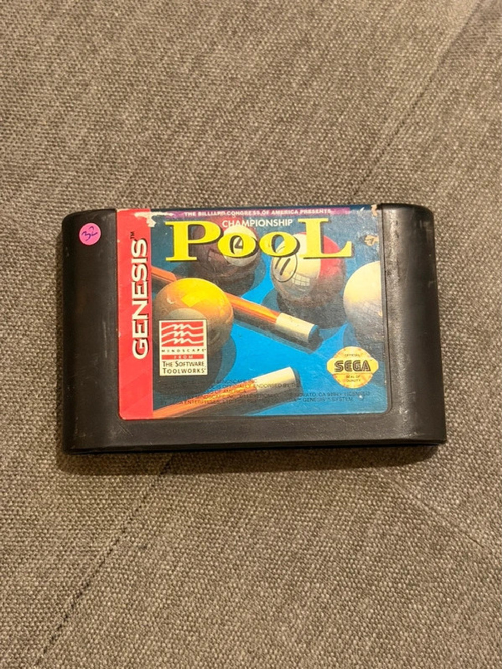 Championship Pool for Sega Genesis